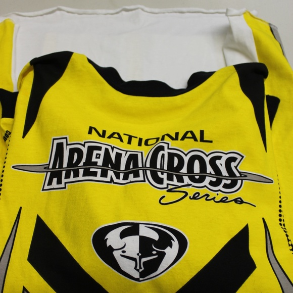 Vtg SFX Motor Sports THOR Graphic Dirt Bike Shirt - Picture 3 of 3